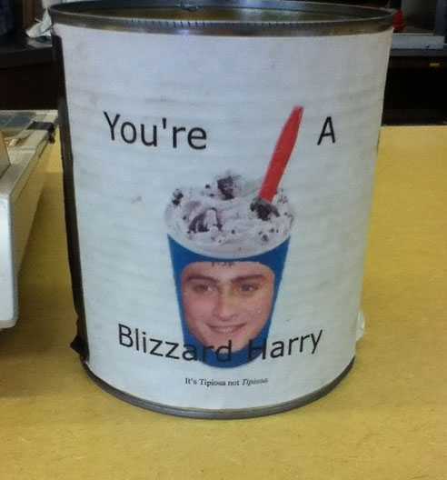 you re a blizzard harry