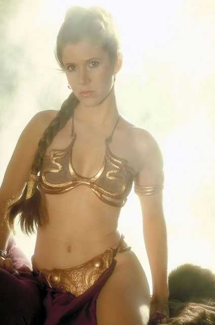 carrie fisher slave leia