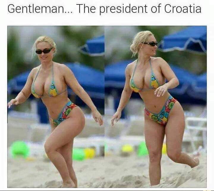 president kroatie - Gentleman... The president of Croatia