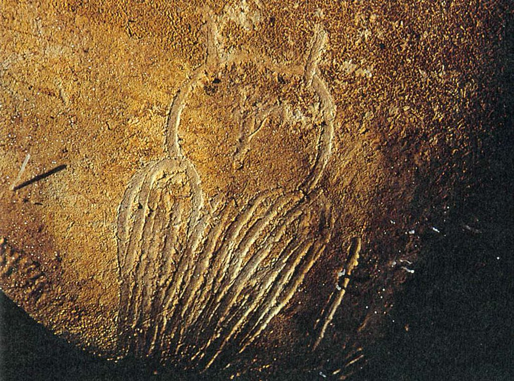 Someone drew this owl around 32,000 years ago