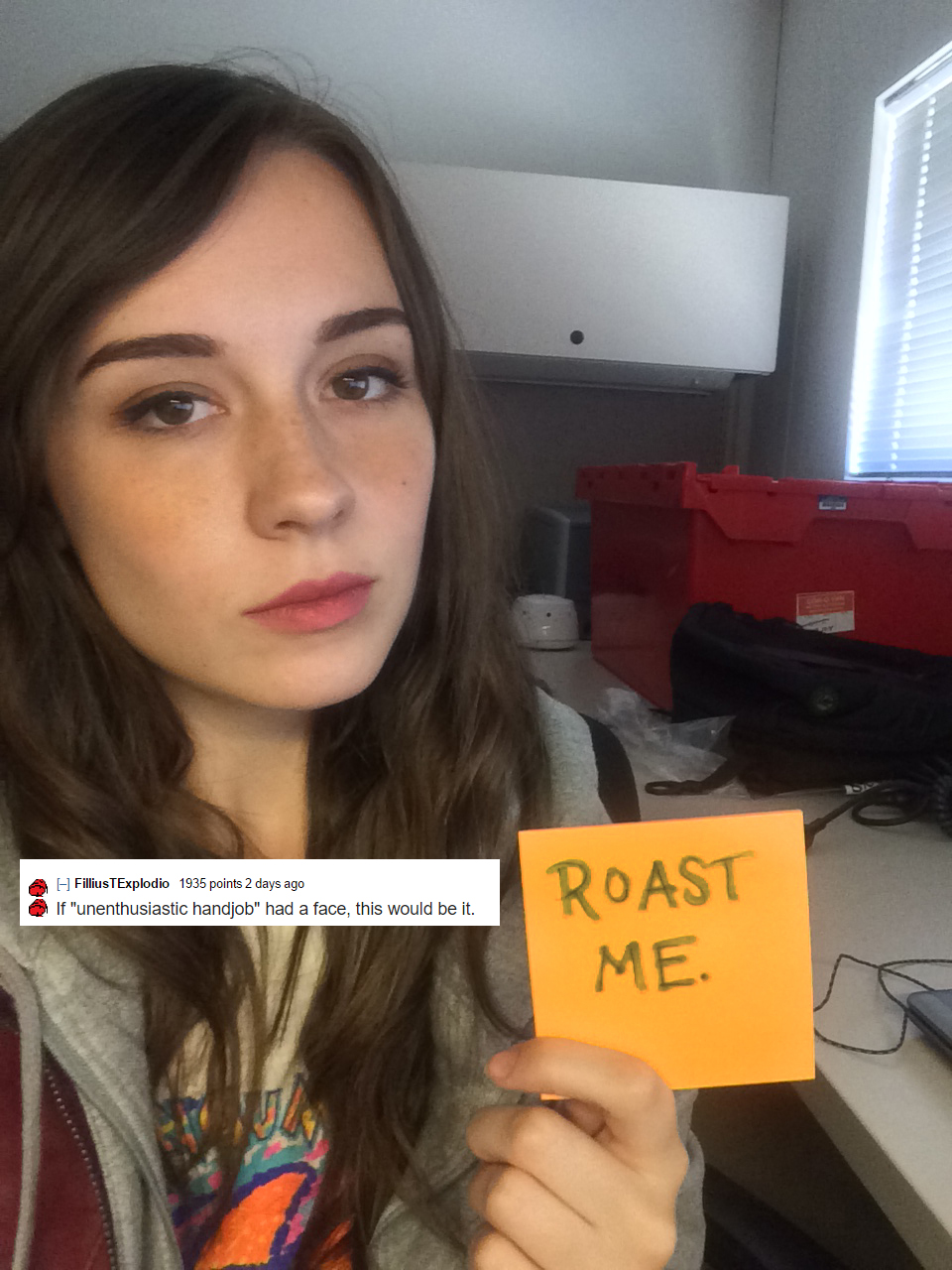 roast me handjob - Explodio 70 point de or unenthusiastic handjob had a face, this would be Roast Me