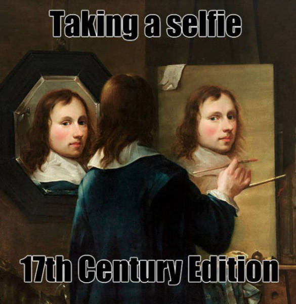 johannes gumpp self portrait - Taking a selfie 17th Century Edition