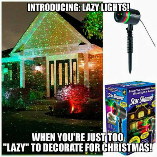 lazy lights - Introducing Lazy Lights! Show of Lolo Star Shower Star Shower When You'Re Justtoo "Lazy" To Decorate For Christmas!