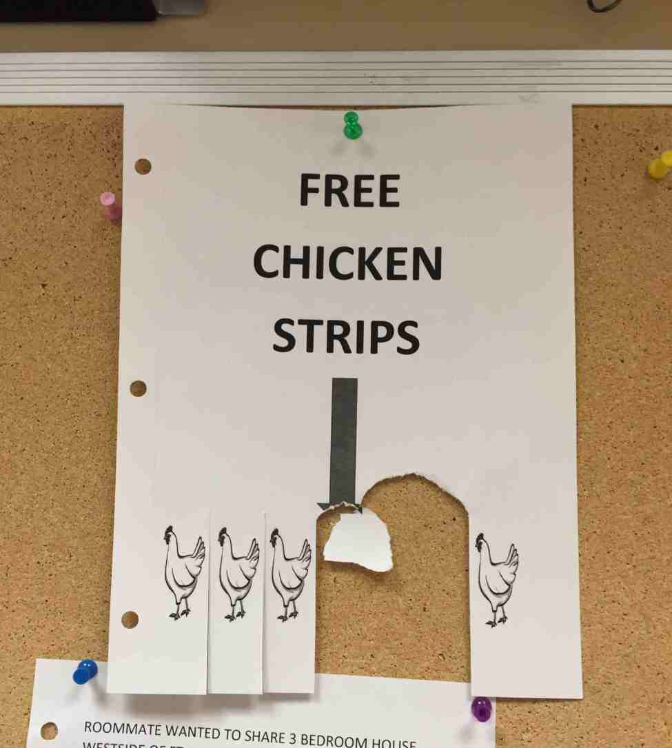 bulletin board - Free Chicken Strips Roommate Wanted To 3 Bedroom House Tailotein