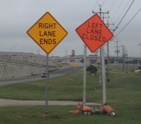 clean memes about life - Right Lane Ends Left Lane Closed