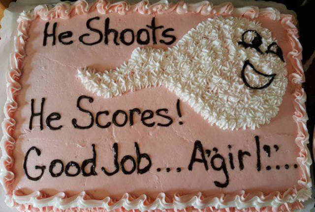 baby shower placenta cake - He Shoots a He Scores! 3 Good Job... Argirl