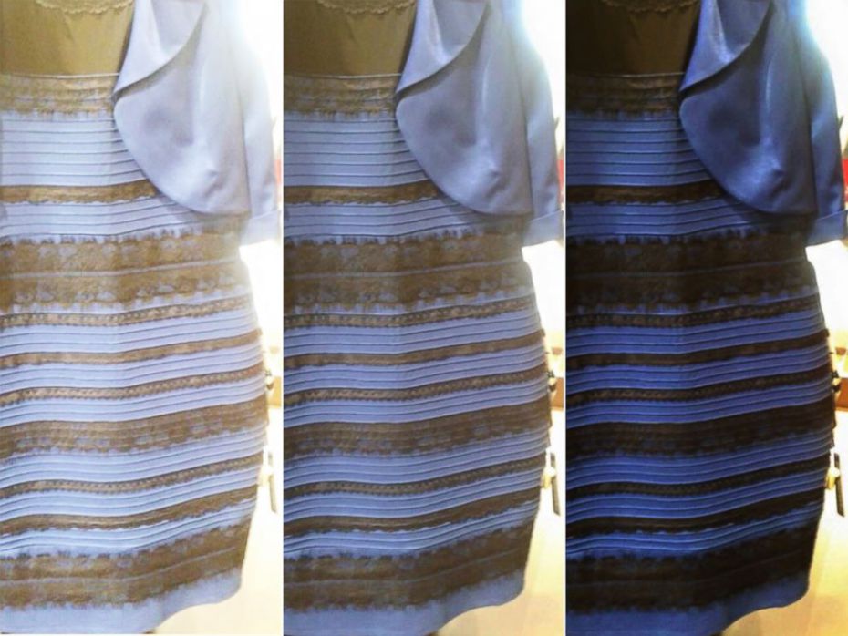 Remember the original debate about The Dress? It was in fact black and blue, but a strange optical illusion made it appear white and gold to some people.