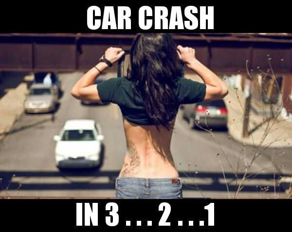 flash someone - Car Crash In 3...2...1