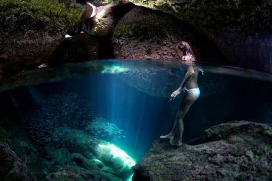 underwater cave thailand