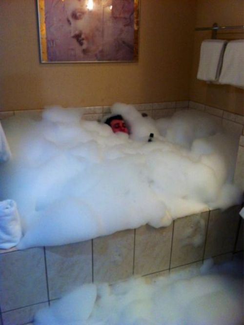 funny bubble bath