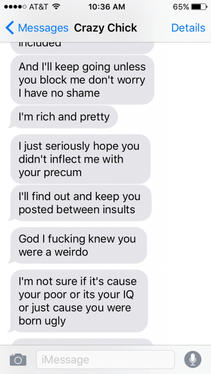 creepy girlfriend texts
