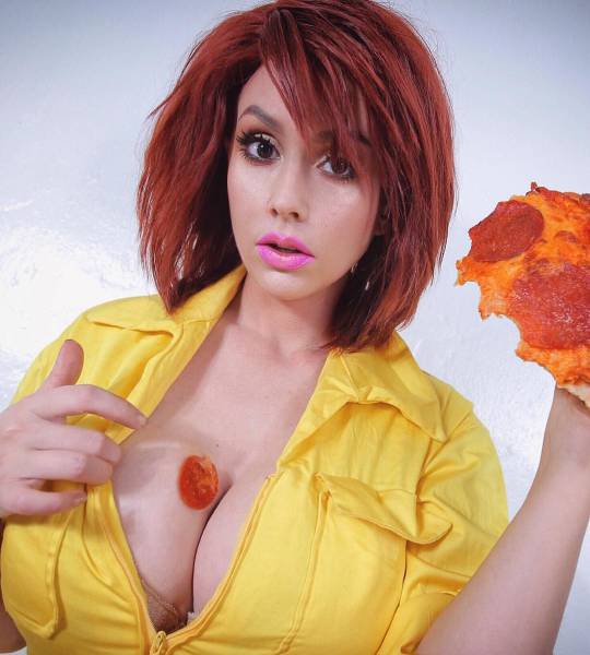 sexy april o neil cosplay