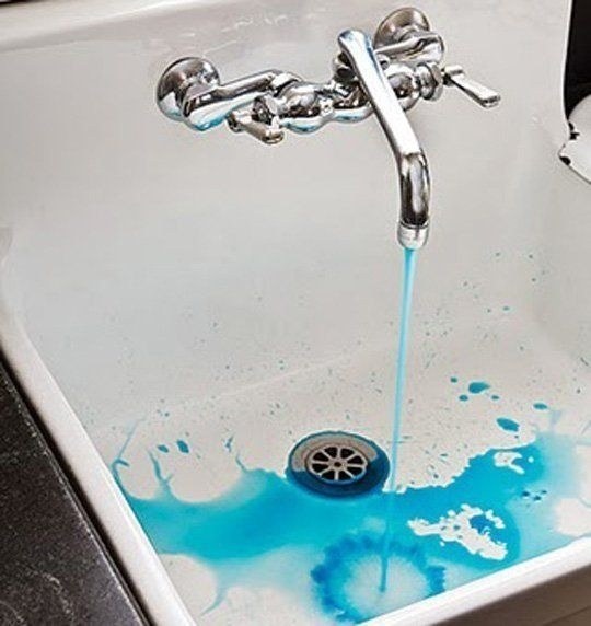 Unscrew the faucet cap and add some food coloring to trip out whoever uses the sink next with funky colored water.