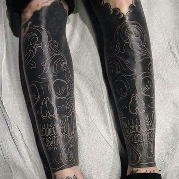 I’m not sure what to think of this blackout tattoo trend