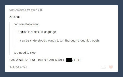 20 Times Tumblr Hilariously Explained The English Language!