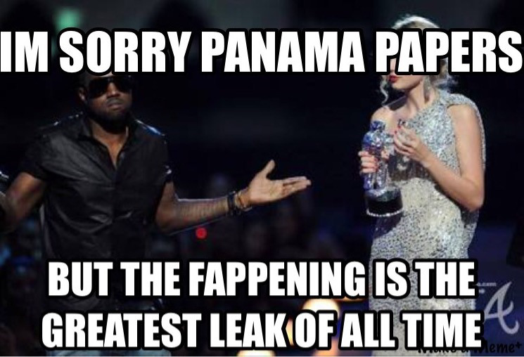 kanye west taylor swift - Im Sorry Panama Papers But The Fappening Is The Greatest Leak Of All Time lemet