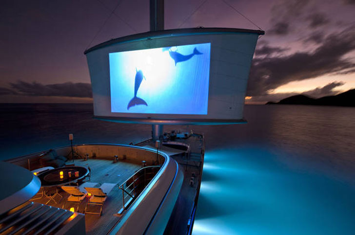 maltese falcon yacht cinema
