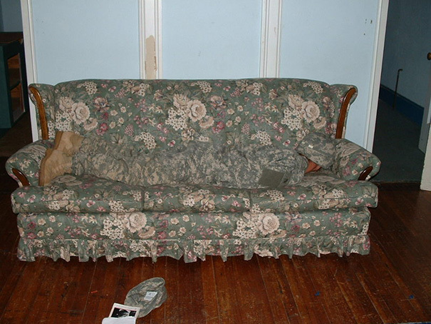 blending couch camouflage