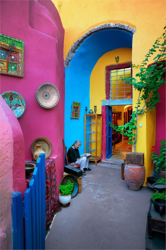 mexican houses colors