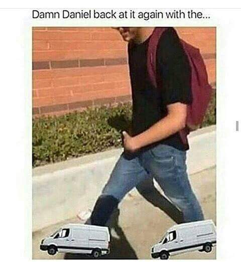 Dank meme making fun of those awesome shoes Vans from the 90's.