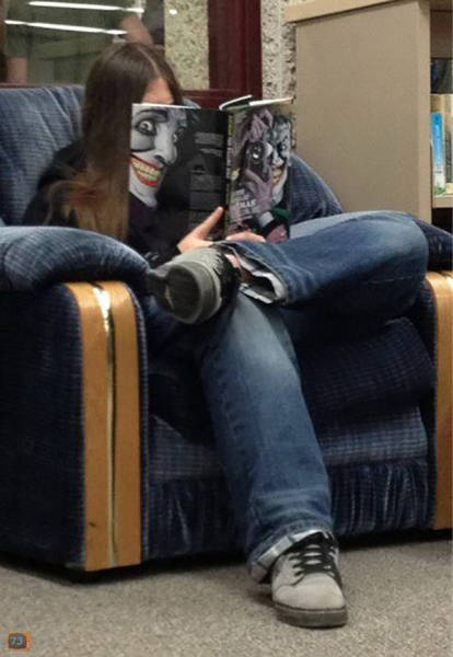creepy face on a book looks like a girls face illusion
