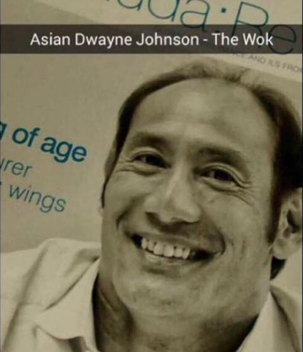 asian dwayne johnson - Asian Dwayne Johnson The Wok Ostro of age vrer wings