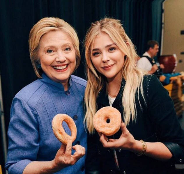 chloe moretz and hillary clinton