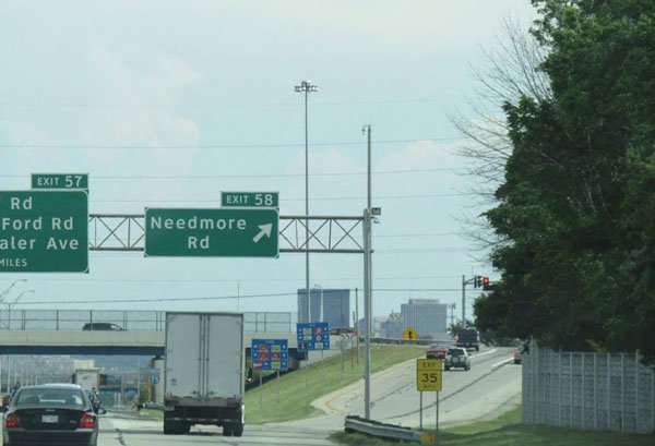 needmore rd exit 58 - Exit 58 Exit 57 Rd Ford Rd aler Ave Miles Needmore Rd