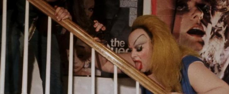 Pink Flamingos, 1972. John Waters’ cult classic film broke many boundaries, but one scene in particular is notable for this list’s purposes. Legendary drag queen Divine gives unsimulated oral sex to her son in the film. The actor playing her son wasn’t actually related to her, but the sex act was definitely real. Not for the faint of heart!