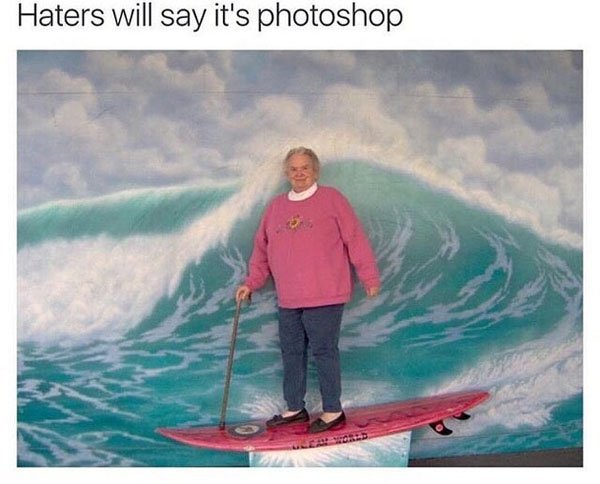 surfing - Haters will say it's photoshop