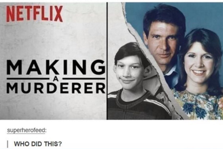kylo ren child - Netflix Making Murderer! superherofeed Who Did This?