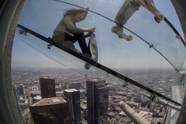 This 1,000-Foot High Glass Slide Could Make You Crap Your Pants