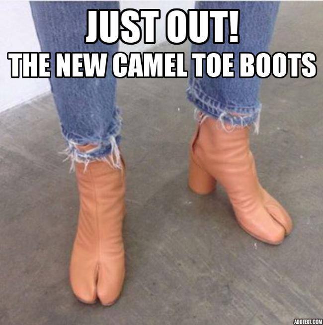 jeans - Just Out! The New Camel Toe Boots Add Text.Com