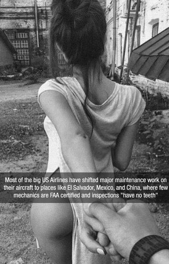 photograph - Most of the big Us Airlines have shifted major maintenance work on their aircraft to places El Salvador, Mexico, and China, where few mechanics are Faa certified and inspections "have no teeth"