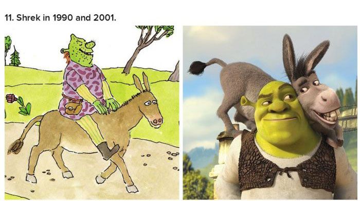 31 Then and Now's of Famous Animated Characters!