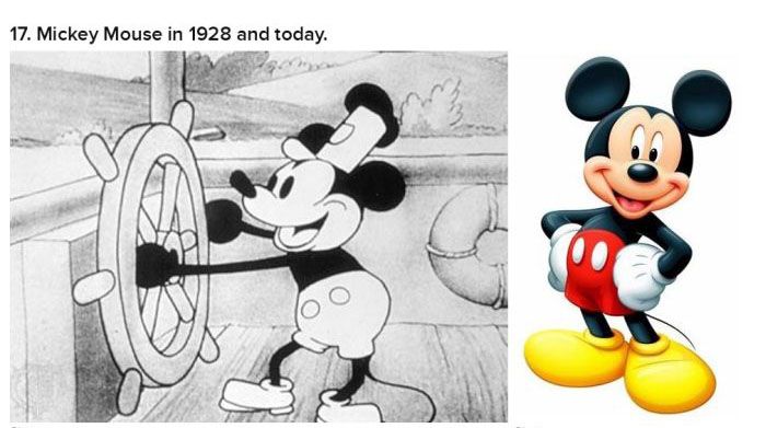 31 Then and Now's of Famous Animated Characters!