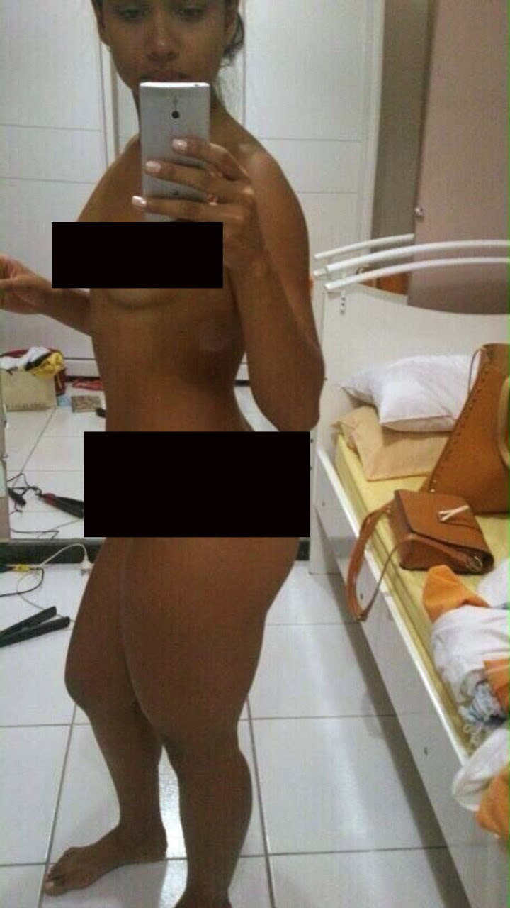 Of course, all five of those nude photos are NSFW, but here are a couple of them censored: