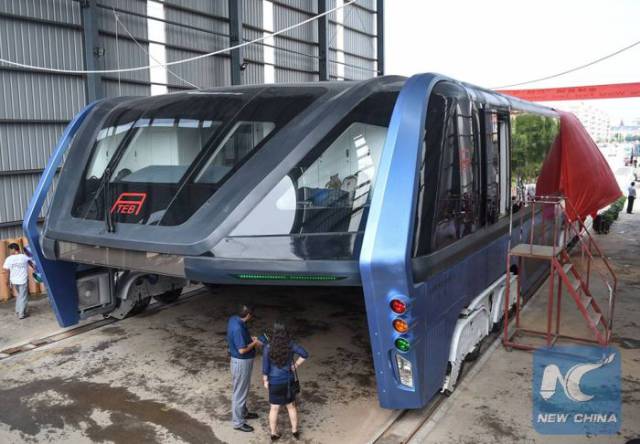 China’s Transit Elevated Bus (TEB) was nothing but a model back in May