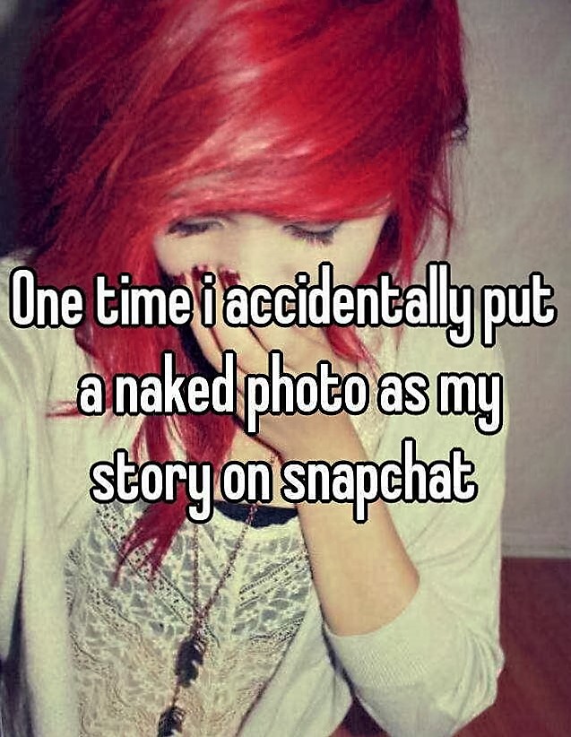 red hair - One time ilaccidentally put La naked photo as my story on snapchat