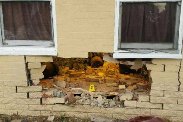 After a driver in Adelaide, Australia crashed into a house he discovered something very unexpected.