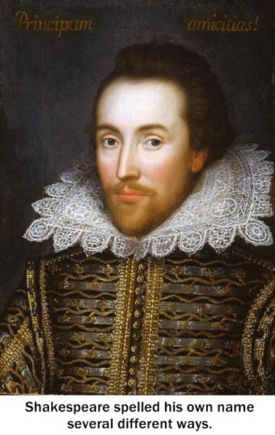 william shakespeare - Principum amicitias. .. Shakespeare spelled his own name several different ways.