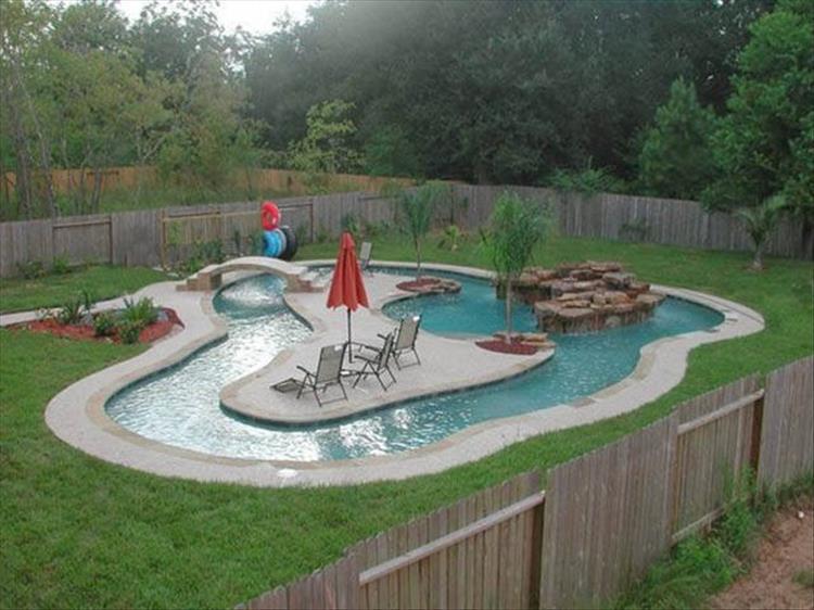 lazy river in your backyard