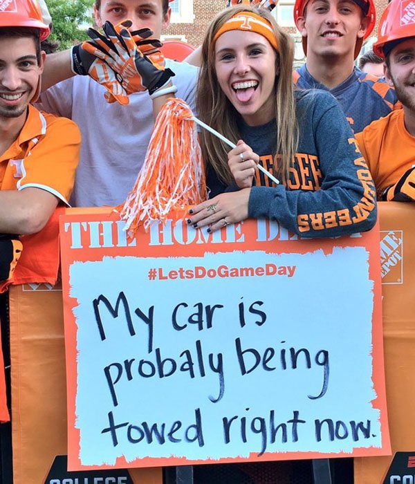 random pic college gameday posters - This To S429 My car is probaly being towed right now