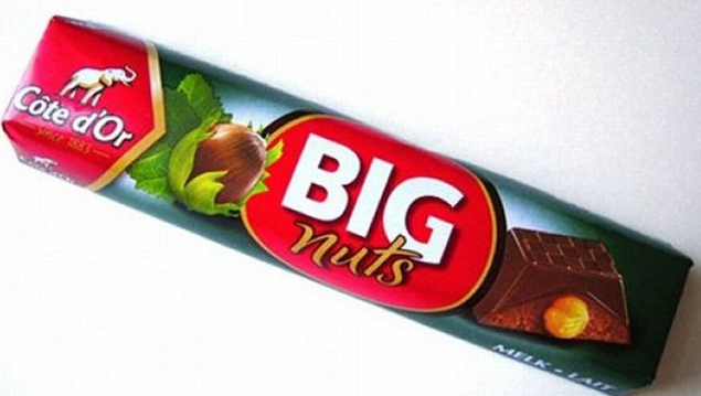 funny food brand names - Cte d'Or 1.10 Big Nuts