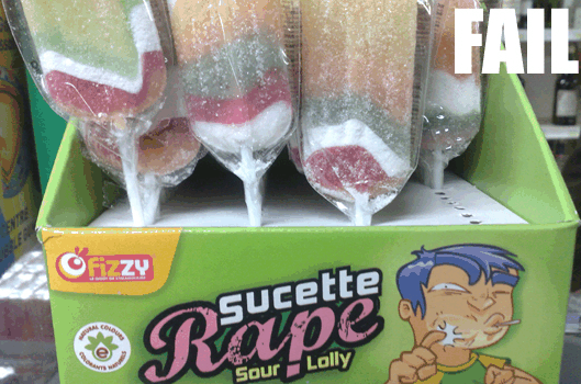 candy fail - Ofizzy Rupee Lolly Sour