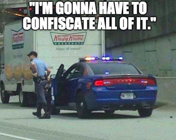 cop donut memes - "T'M Gonna Have To Confiscate All Of It." aspur reme