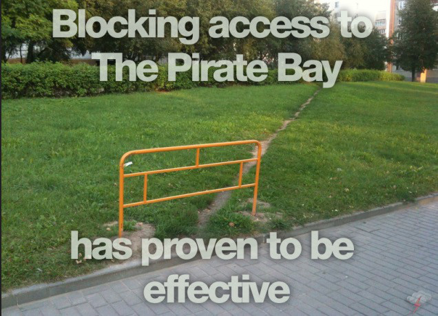 pirate bay fence - Blocking access to The Pirate Bay has proven to be effective