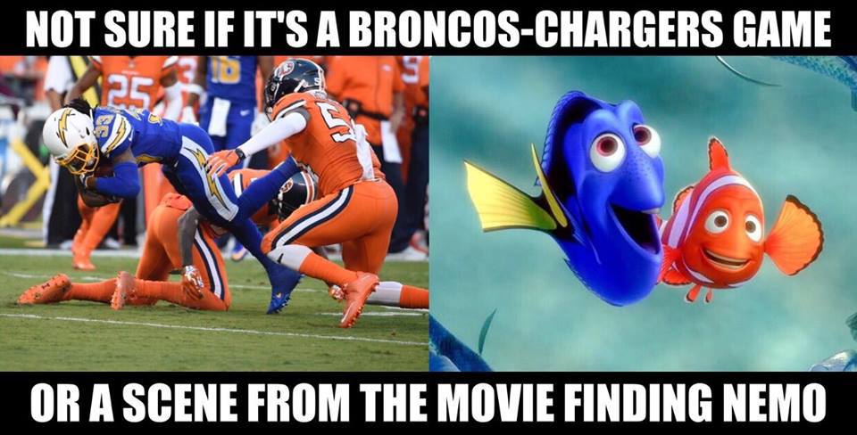 broncos color rush chargers meme - Not Sure If It'S A BroncosChargers ...