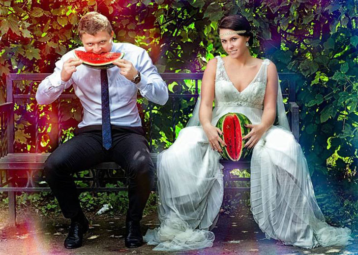 wedding photos watermelon