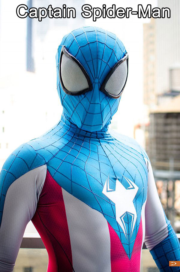 captain spiderman cosplay - Captain SpiderMan